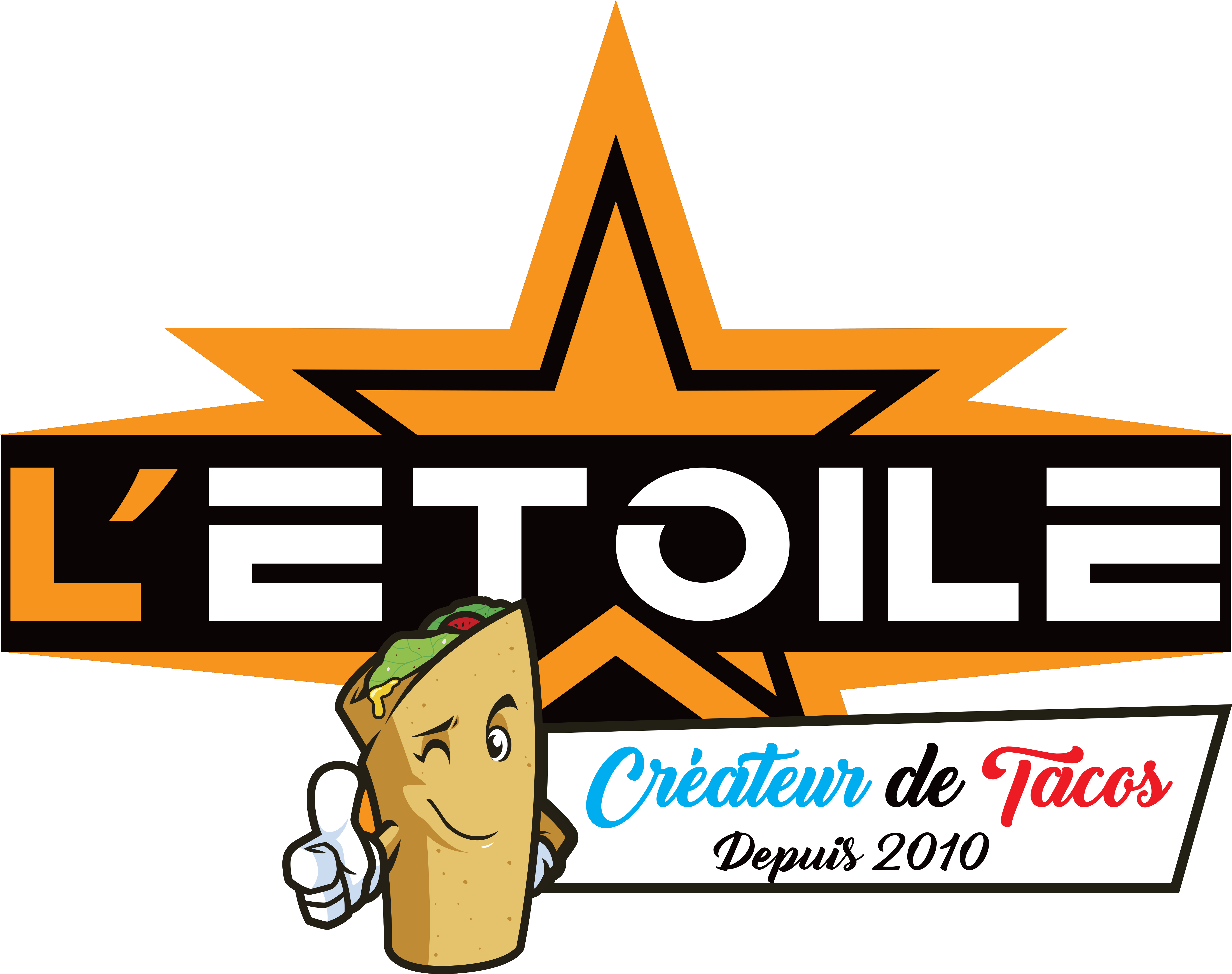 Logo L’ÉTOILE, créateur de tacos depuis 2010