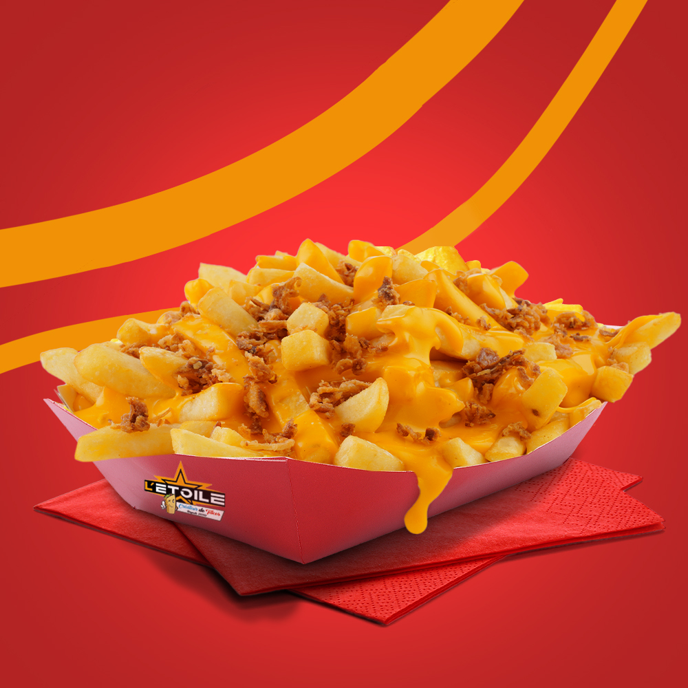 FRITES CHEDDAR OIGNONS CRISPY — L’ÉTOILE Clermont-Ferrand